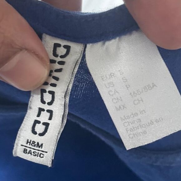 Blue crop top from Divided - Picture 2 of 2